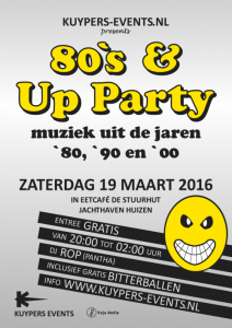 Flyer 80s & Up Party