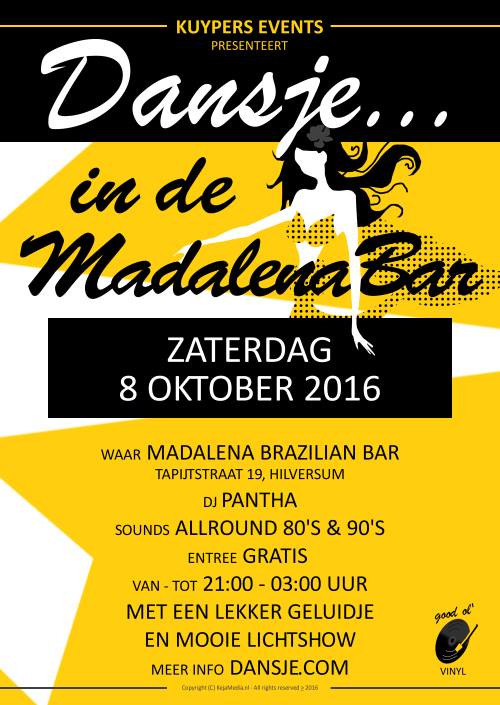 Flyer Madalenabar - Dansje...